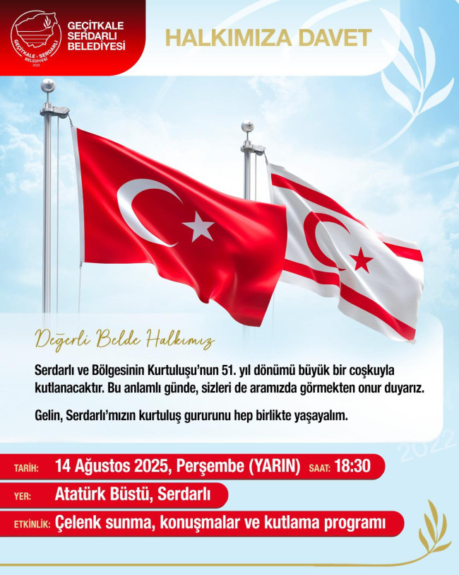 HALKIMIZA DAVET!