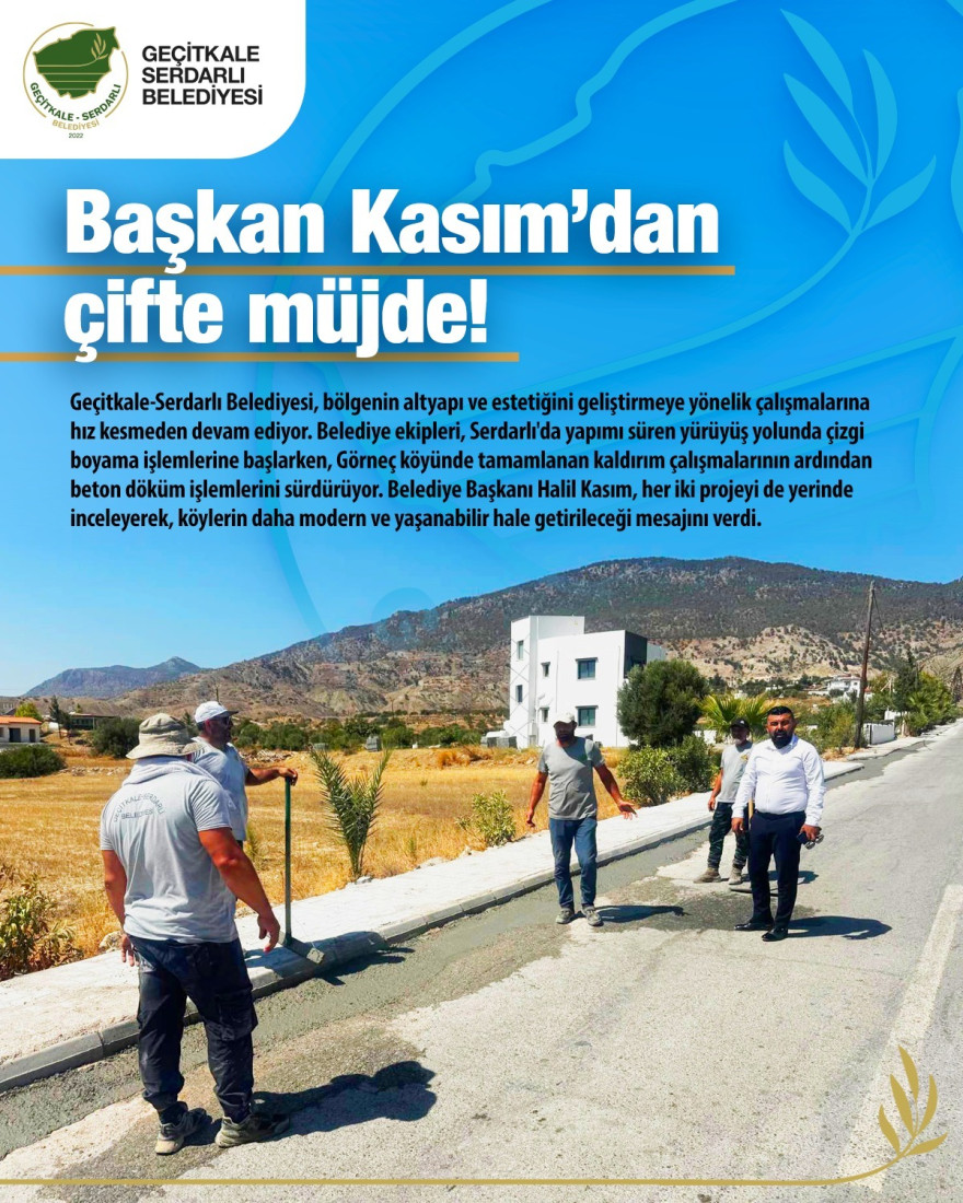 BAŞKAN KASIM’DAN  ÇİFTE MÜJDE!