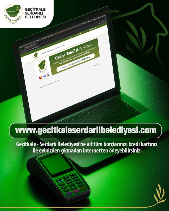 GEÇİTKALE-SERDARLI BELEDİYESİ WEB SİTESİ YAYINDA