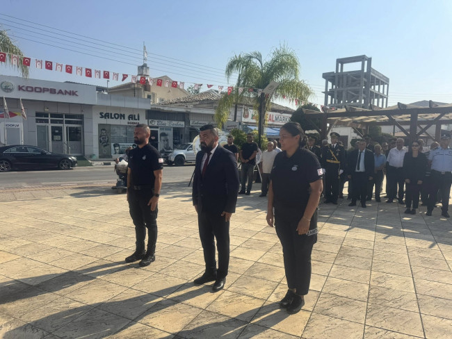 20 TEMMUZ BARIŞ VE ÖZGÜRLÜK BAYRAMI TÖRENİ COŞKUYLA GERÇEKLEŞTİ